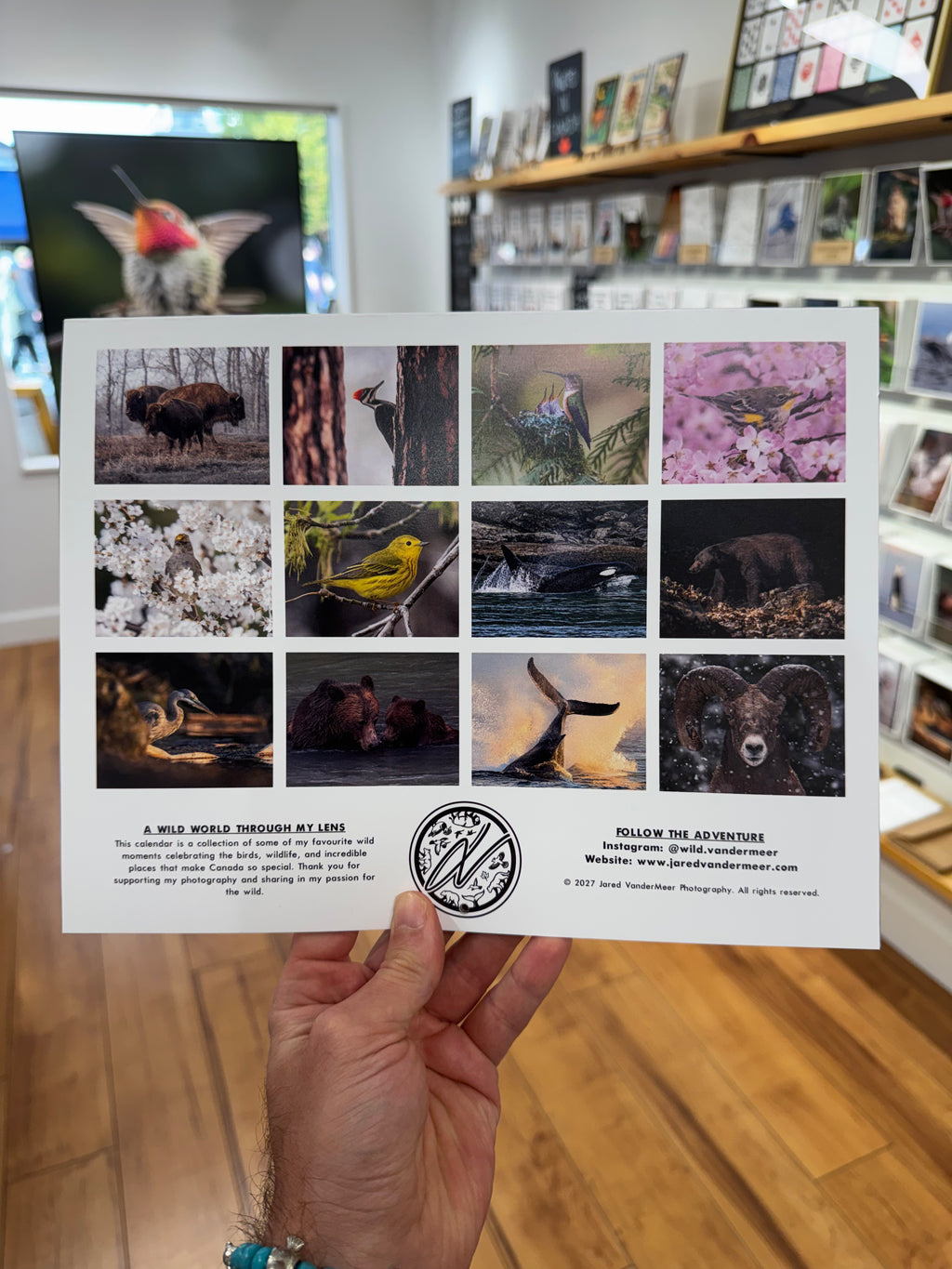 Bird And Wildlife Calendar 2027 - Jared VanderMeer